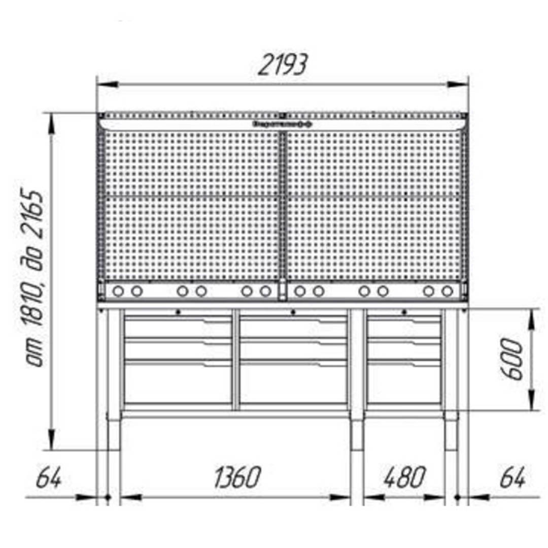 Верстак CTR 2202.S4L4M4.2-2